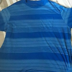 A Blue Striped Shirt. No stains.